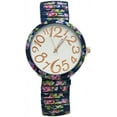 thumbnail image 5 of Blekon Collections Quartz Women's 39mm Case Floral Design Stretch Band Watch, 5 of 5