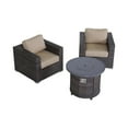 thumbnail image 3 of 3-Piece All-Weather Seating Group with premium Cushions – Assembly Required, 3 of 6