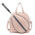 thumbnail image 2 of Bolso de , bolso de hombro para raqueta de , bolso cremallera y correa para el hombro para raqueta de bádminton, bolso Rosado Sunnimix Bolso de tenis de bádminton, 2 of 8