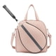 thumbnail image 1 of Bolsa de raqueta de , sostiene una raqueta de individual, bolsas de de hombro portátiles para mujeres, bolsa de mano separada seca y Rosado shamjiam Bolso de tenis de bádminton, 1 of 9