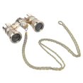 thumbnail image 1 of 3x25 Binoculars Low-light Night Vision HD Telescope 10X5.5cm Golden, 1 of 2