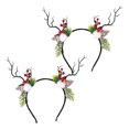 thumbnail image 1 of Diademas de asta de reno para fiestas de Navidad, Pascua y Halloween diademas de asta, 1 of 5