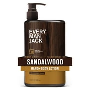 Every Man Jack Sandalwood Hand & Body Lotion, 13.5 fl oz