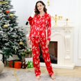 Afdoent Nightgowns For Women Ladies Christmas Lettered Print Autumn