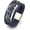 Three Circle(Blue), variant on Leopard Bracelet for Women, Boho Leather Wrap Multi-Layer Pearl Crystal Bracelet Bangle Jewelry