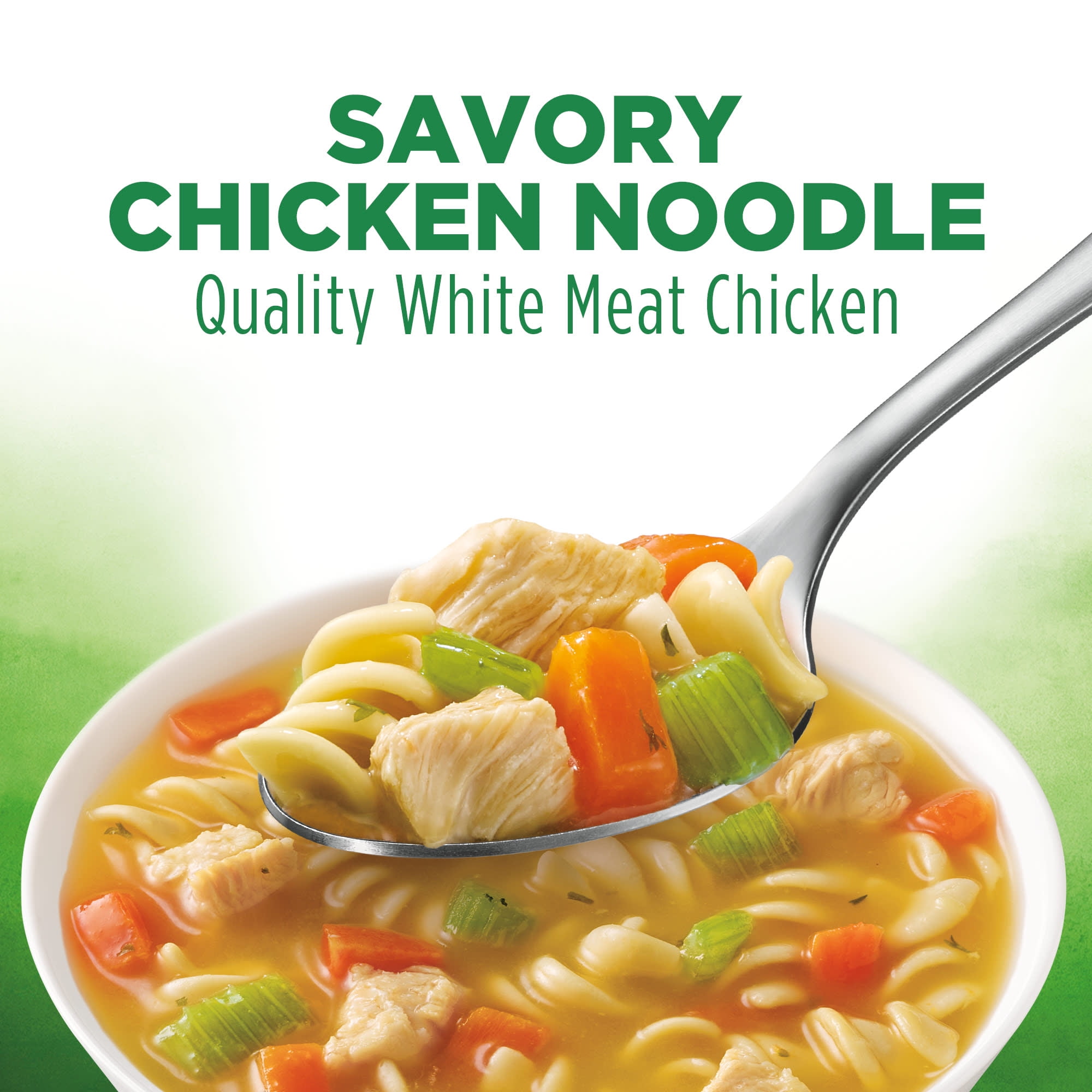 (12 pack) Healthy Choice Chicken Noodle Canned Soup, High Protein, 15 oz.