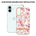 thumbnail image 5 of Case for Samsung Galaxy A14 4G Phone case, cute floral design, magnetic shockproof heavy-duty protection, 5 of 6