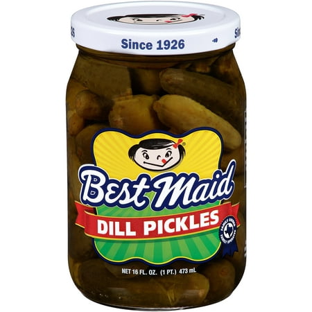 (2 Pack) Best Maid Dill Pickles, 16 fl oz (Best Mustard Pickle Recipe)