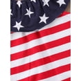 thumbnail image 6 of BemeyourBBs Newborn Baby Girl 4th of July Outfit Summer Bubble Romper Patriotic Independent Day Clothes Ruffle Sleeve Star Stripes Print Bodysuit Playsuit Fourth of July Outfits, 6 of 8