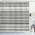 thumbnail image 1 of Ambesonne Abstract Shower Curtain, Motif, 69"Wx70"L, Army Green Cream White, 1 of 3