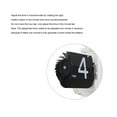 thumbnail image 4 of Horloge Numérique Rétro à Bascule Alimentée par Batterie, Compartiment de Batterie Arrière, Réglage de l'Heure, 4 of 7