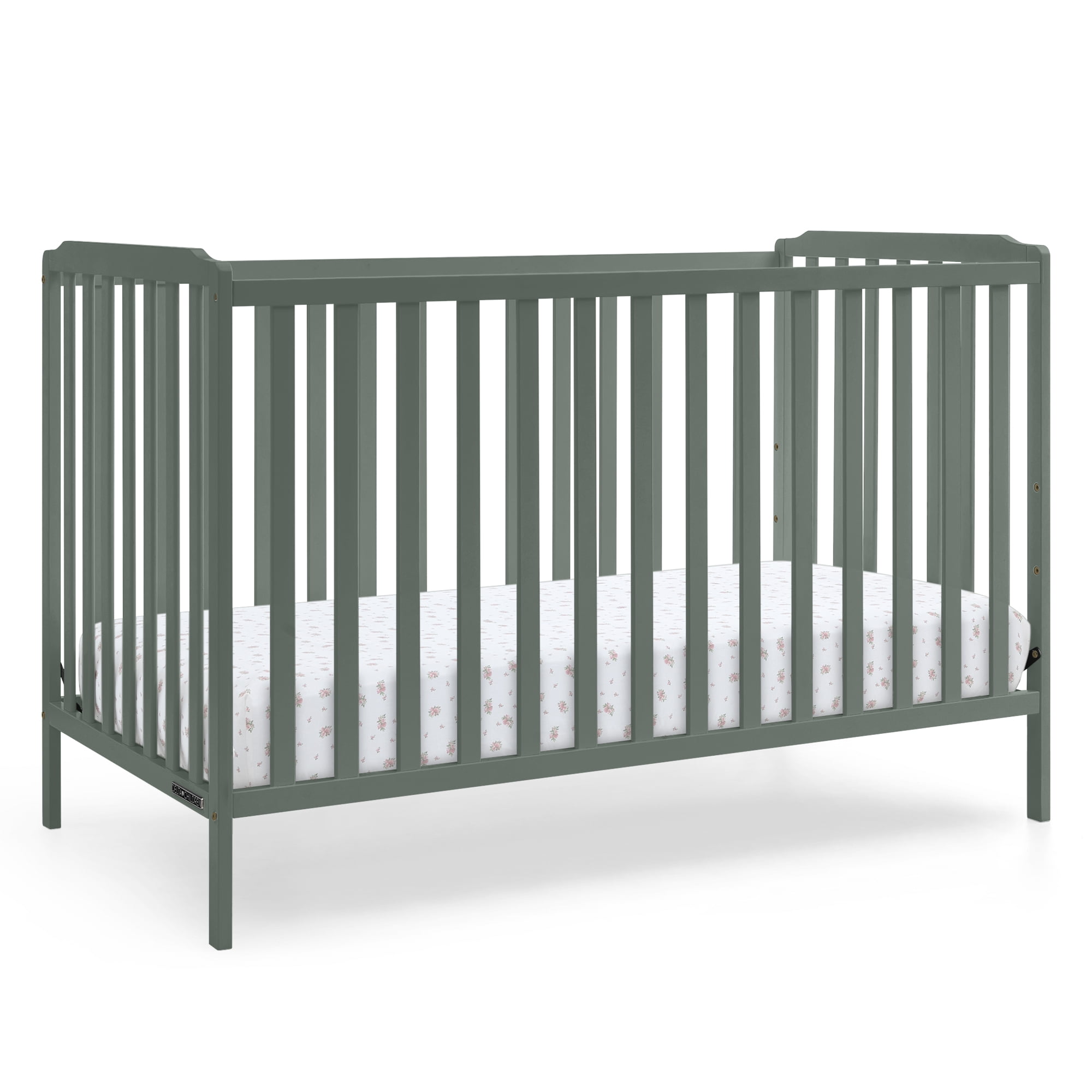 Delta Children Emmie 4-in-1 Convertible Crib - Converts from Baby Crib to Toddler Bed, Daybed and Sofa Bed, Fits Standard Full-Size Crib Mattress, Grassy Glen