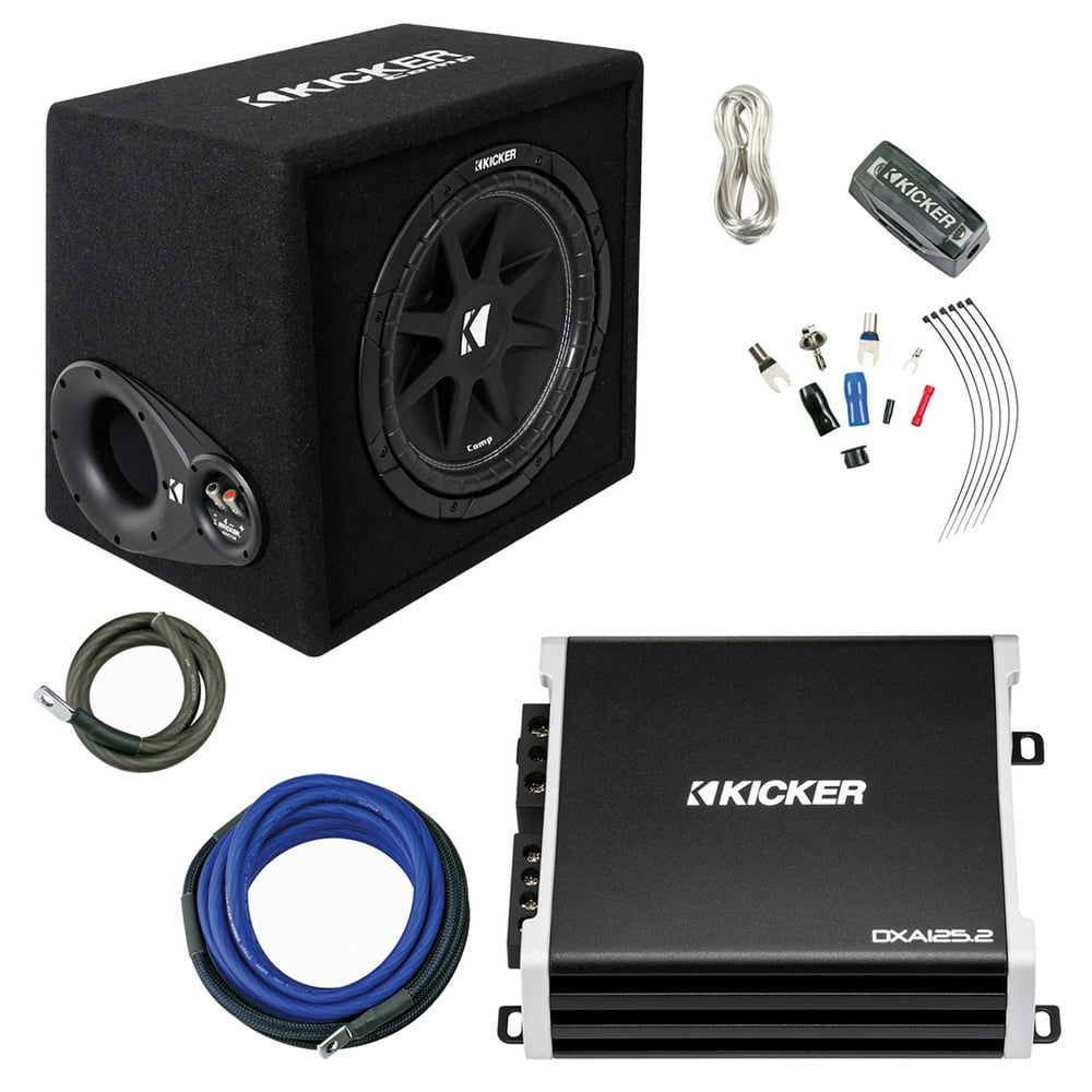Kicker 12" Comp 300 Watt 4 Ohm Vented PreLoaded Subwoofer Enclosure