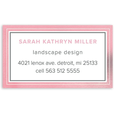 - Graceful Script - Personalized 3.5 x 2 Business Card