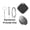Black, variant on Key Finder 2/6 Pack BT Luggage Tracker, Smart Item Locator for Suitcase Bag Wallet, Replaceable Battery Tag Compatible with iPhone Android, Valentine's Day Gift