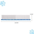 thumbnail image 4 of Peines para perros con extremos redondeados, herramienta de aseo de dientes de acero inoxid Abanopi Peine, 4 of 6