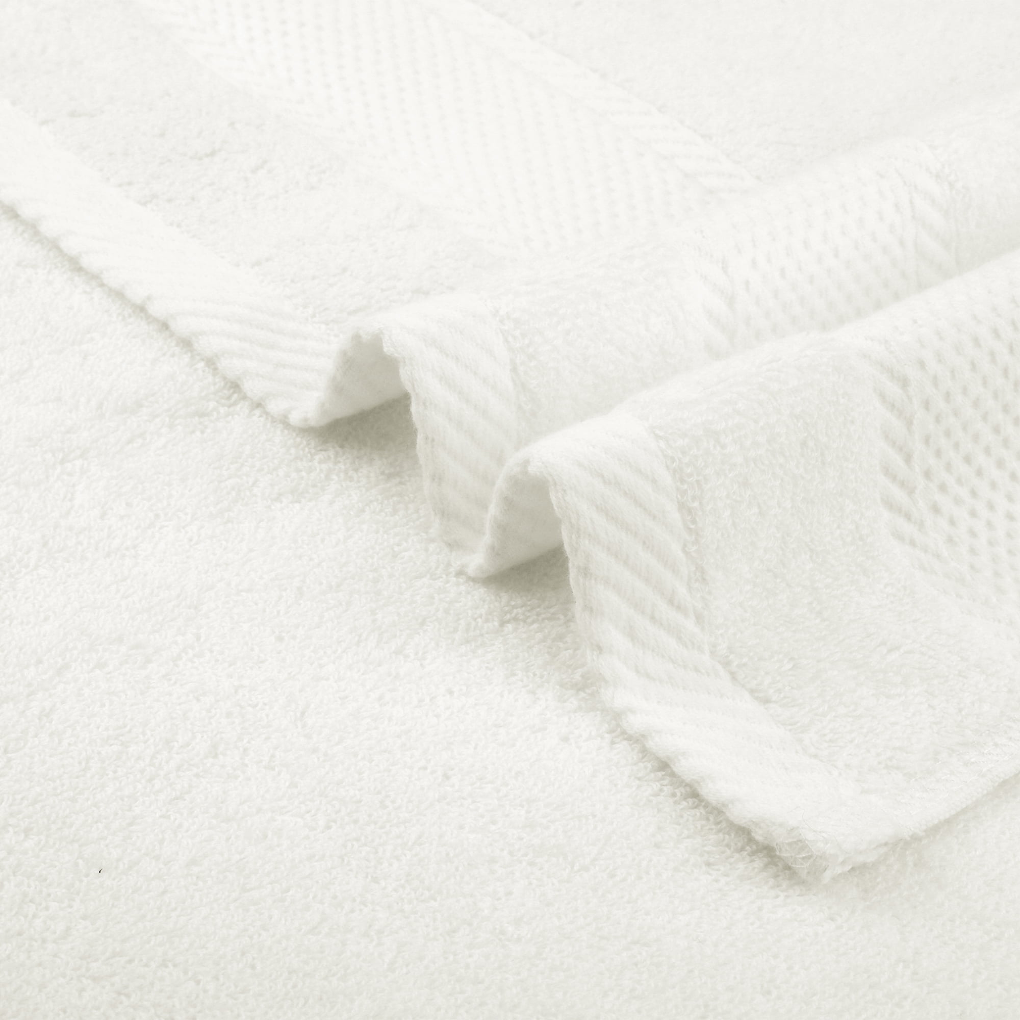 Unique Bargains Solid Hand Towel Set Cotton Face Towels Absorbent Light Yellow 4-Piece