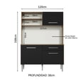 thumbnail image 3 of Cocina Integral Completa Modular Madesa Life 120cm MN, 3 of 10