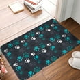 thumbnail image 4 of Pofeuu Animal Footprints Print Flannel Doormats Rug16"x24"Rug Washable Doormats Indoor Outdoor Rugs for Layered Front Door Mats, Porch, Kitchen, Entryway, 4 of 7