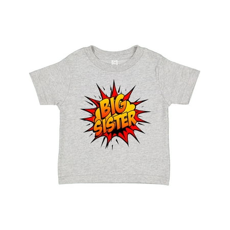 

Inktastic Big Sister Super Hero Gift Toddler Toddler Girl T-Shirt
