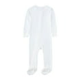 thumbnail image 4 of Baby Girl Romper Cotton Footed Pajamas Zipper Long Sleeve Sleeper Jumpsuit Baby Winter Clothes White 12 Months-18 Months, 4 of 4