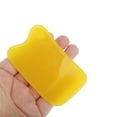thumbnail image 4 of Unique Bargains 1 Set Gua Sha Facial Massage Beauty Tool Durable Skincare and Massaging Tool Yellow, 4 of 5