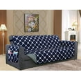 thumbnail image 1 of Reversible Furniture Protector for Pet Dog Children, Navy Blue Sofa, 1 of 2