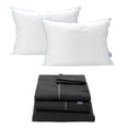 thumbnail image 1 of Juego de Sábanas Queen Size Royal Negro + Almohadas Royal Twin, 1 of 8