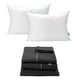 thumbnail image 1 of Juego de Sábanas Matrimonial Royal Negro + Almohadas Royal Twin, 1 of 8