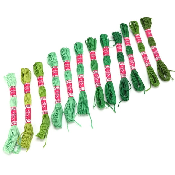 Embroidery Thread Polyester Thread Threads For Embroidery Embroidery Thread Sets Embroidery Thread Box 12Pcs Embroidery Thread Gradient Bright Color Polyester Line For Embroidery