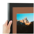 thumbnail image 4 of ArtToFrames Collage Photo Picture Frame with 2 - 8x24" Openings, Framed in Black with Paloma and Black Mats (CDM-3926-1578), 4 of 8