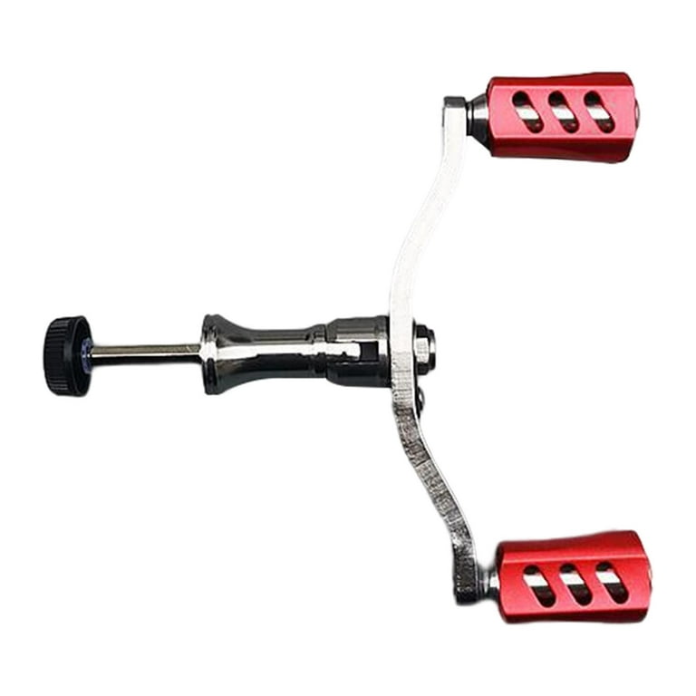 Metal Fishing Reel Handle ,Repair Parts ,Rocking Arm Replacement  Lightweight for Fish Reel ,Fishing Tackle, casting Reel Equipment , Red 