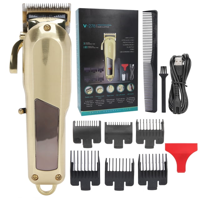 Digital Electric Clippers, More Convenient Easy Operate Beard Trimmer Kit LCD Screen More Sanitary For Haircut