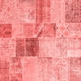 thumbnail image 1 of Ahgly Company Indoor Square Patchwork Red Transitional Area Rugs, 3' Square, 1 of 4