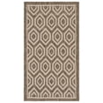thumbnail image 2 of Safavieh Courtyard Amelia Geometric Indoor/Outdoor Area Rug, Brown/Bone, 2'7" x 5', 2 of 13