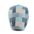thumbnail image 3 of FADAACAI Newsboy Hats for Men Unisex Cotton Flat Cap Beret Newsboy Cabbie Hat Casual & Dress Driving Hat Cap Flat Cap for Men Blue One Size Clearance！, 3 of 7