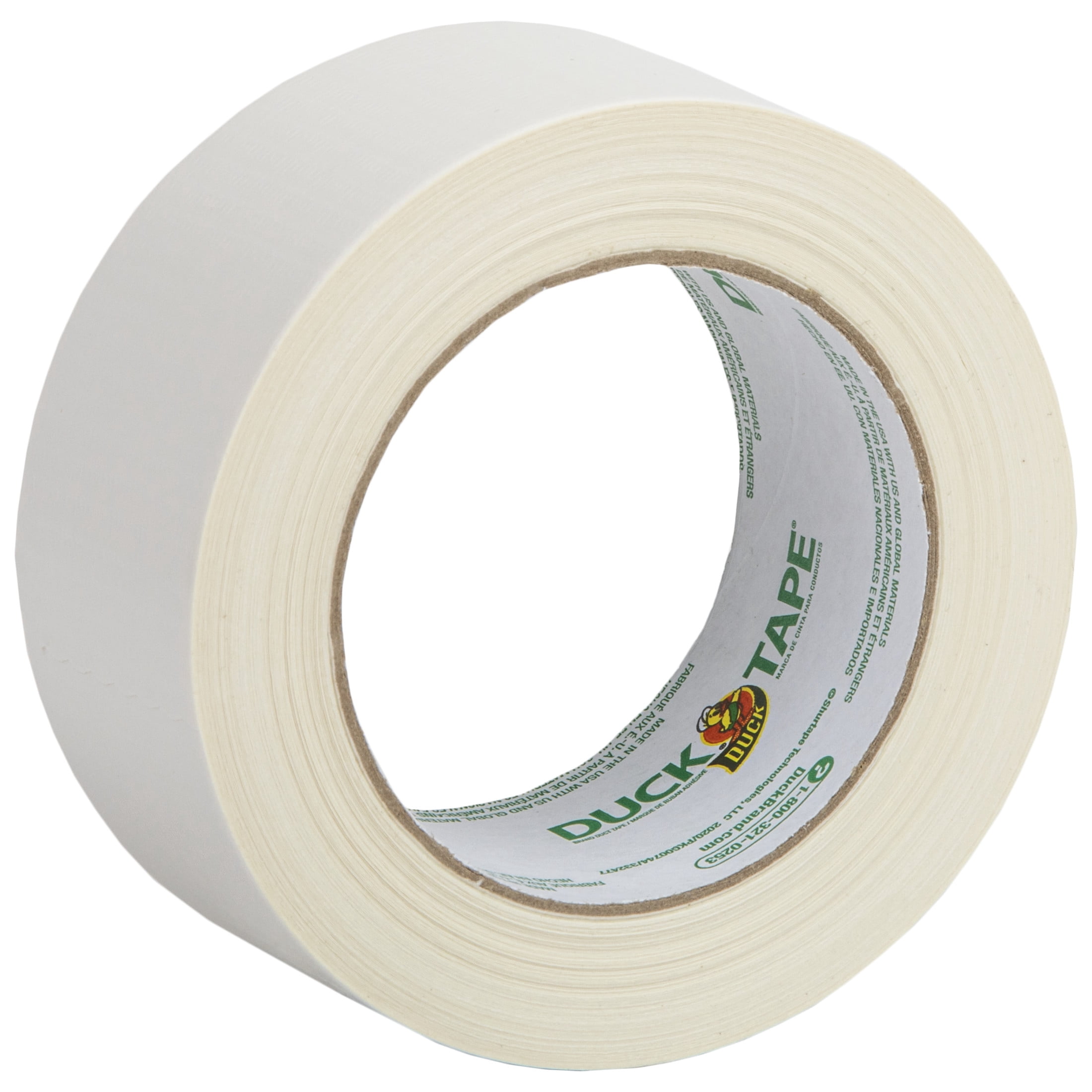 Color Duck Tape Brand Duct Tape, White, 1.88 in. x 30 yd., 3 pack