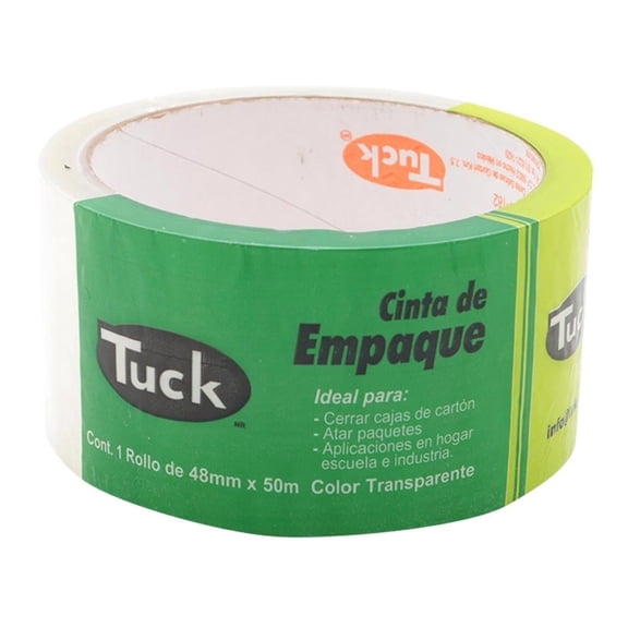 Cinta de Empaque Tuk Transparente 48 nm X 50 m 1 Pieza