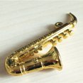 thumbnail image 3 of KAKOWELY Musical Instrument Decor Mini Instrument Toy for Home Kid Bedroom (Golden, Saxophone Pattern),2.99"X1.38"X0.59", 3 of 4