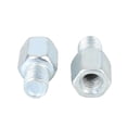 thumbnail image 3 of Unique Bargains 2pcs 8mm LH to 10mm RH Rearview Mirrors Reverse Adapter Screws Bolt Silver Tone for Motorcycle Bike E-bike, 3 of 4