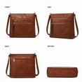 thumbnail image 4 of GAEKEAO Crossbody for Women Vegan Leather Casual Satchel Bag Shoulder Purse with Side Pockets and Adjustable Strap, 4 of 6