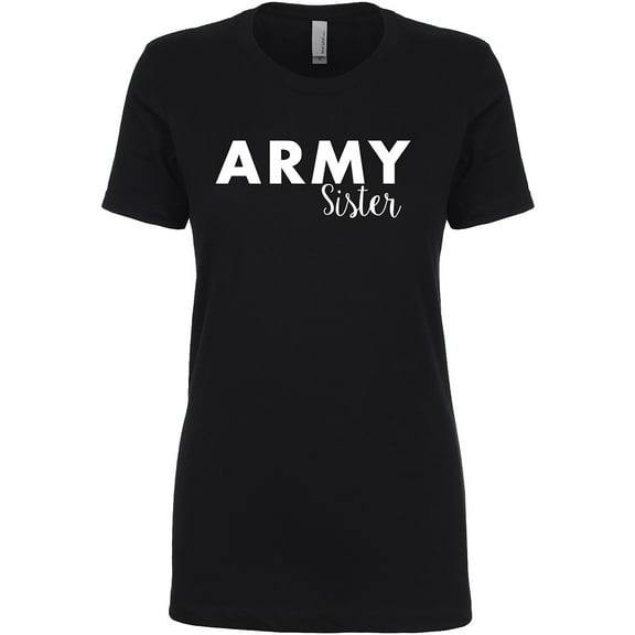 Army Sister Womens crewneck tee