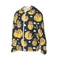 thumbnail image 2 of Kdxio Moon Bear Print Women Men Sun Protection UPF 50+ Jackets Zip Up Long Sleeve Hoodie Hiking Lightweight with Pockets, 2 of 8