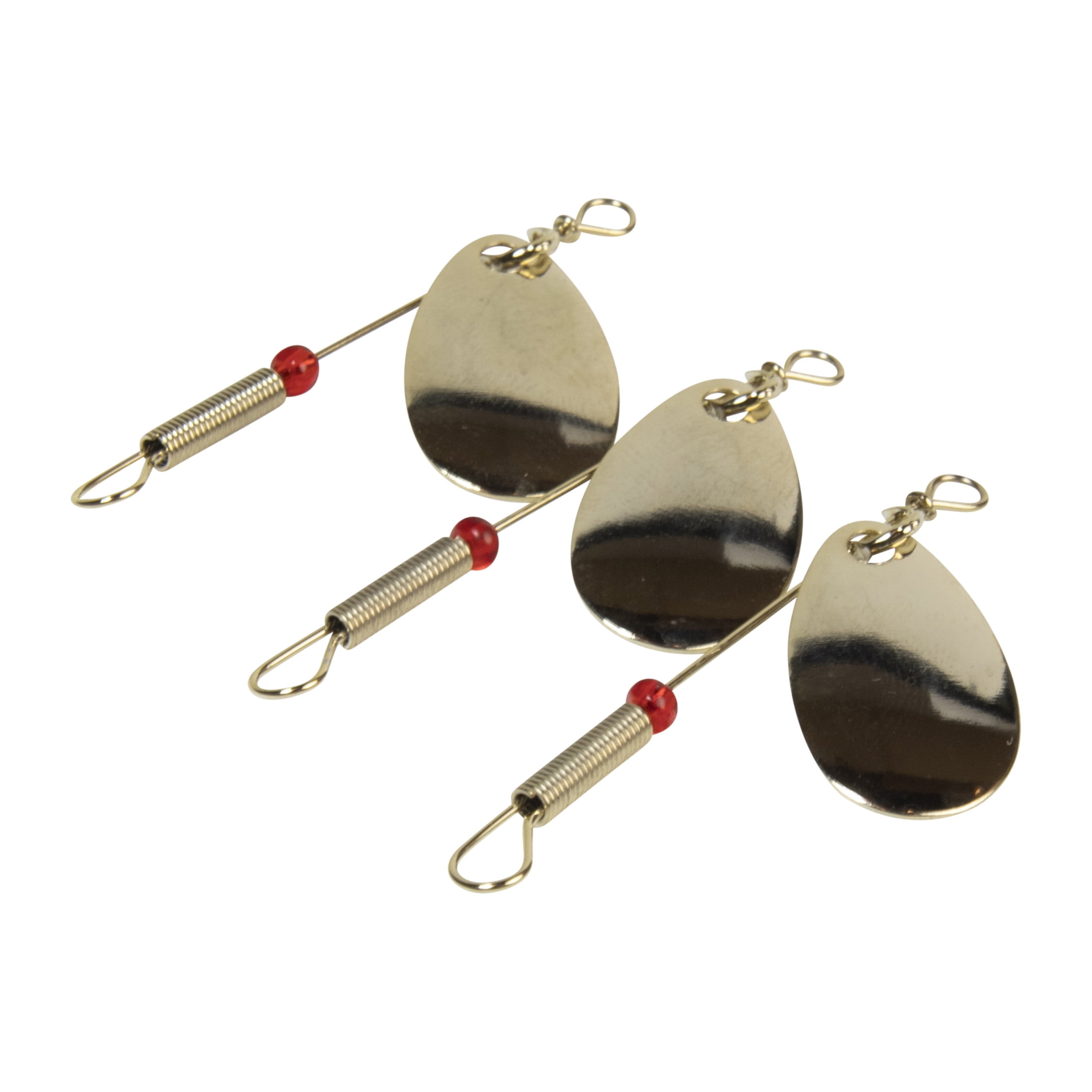 Lucky Strike Baitworks Gold Double Spinner + lot de 3 + taille n°2 + cuillère tournante de pêche