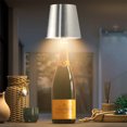 thumbnail image 3 of Lámpara de mesa LED Lámpara de botella Pridola regulable táctil recargable Luz de botella de vino, 3 of 9
