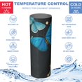thumbnail image 5 of Butterfly 20 Oz Stainless Steel Skinny Tumbler – Vacuum Insulated Slim Travel Cup with Lid & Stainless Steel Straw, 360° Full Wrap Printed Tumbler for Home, Office & Outdoor Use, Spring, 5 of 6