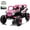 Pink, variant on 24V Ride on Toys with Remote Control,4WD Ride on Car for Kids, Electric UTV with PU Leather 2 Seater,3-8Years