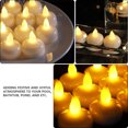 thumbnail image 2 of GOOHOCHY LED Floating Candle Lights with Waterproof PP Material for Decoration Automatically Turn On 12 Pieces Warm White, 2 of 6
