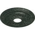 thumbnail image 3 of Ekena Millwork 15 3/4"OD x 3 1/4"ID x 1"P Galway Ceiling Medallion (Fits Canopies up to 3 1/4"), Hand-Painted Painted Turtle Crackle, 3 of 6