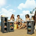 thumbnail image 2 of Costway Folding Pop-Up Cupboard Compact Camping Storage Cabinet w/ Bag Large Size, 2 of 9